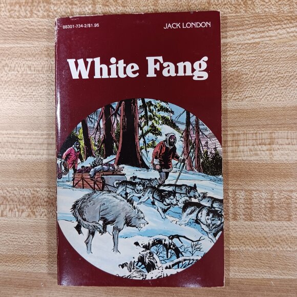 White Fang Jack London 1984 B&W Pocket Classics Comic Paperback Vintage 80s - Picture 1 of 6